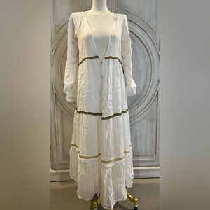 Elegant White Layering Coat